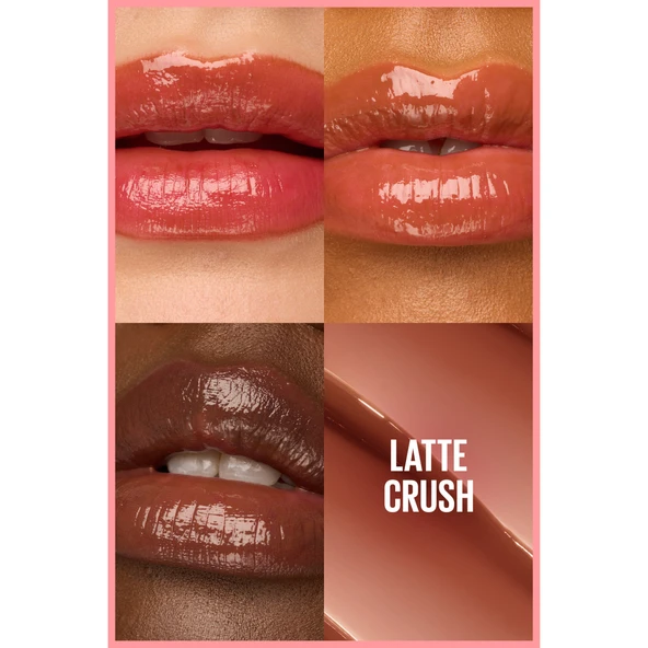 Maybelline New York Lifter Glaze Shea Yağı ve Hyalüronik Asit içeren Renkli Dudak Balmı - 09 Latte Crush - 2