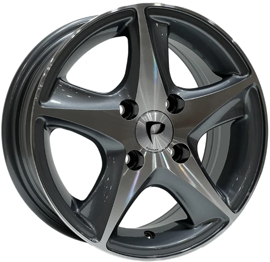 Renault Uyumlu Powcan BK-087 5.5X13 4X100 ET35 73.1 Gun Machined Jant - 1