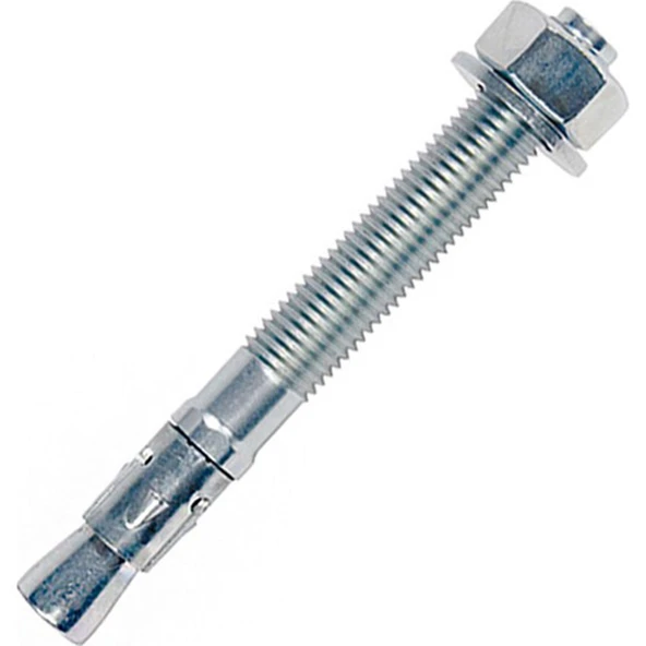 Saplamalı Klipsli Çelik Dübel M16x145 mm Raf Montaj Bağlantı Zemin Monte Tavan Beton Asma Aparat - 5