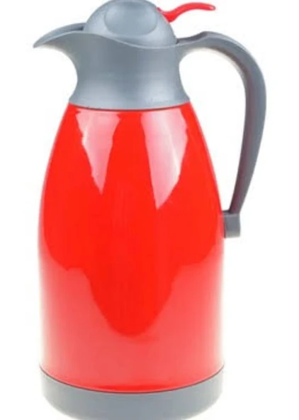 Taşev Aspira Çelik Termos Kırmızı 2 Litre