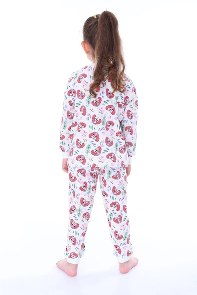 Skye Paw Patrol Desenli Kız Çocuk Pijama Takımı - 4