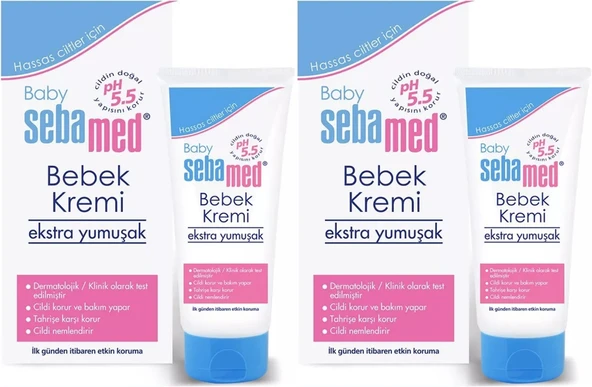 Sebamed Bebek Kremi 200ML (Ekstra Yumuşak) (2 Li Set)