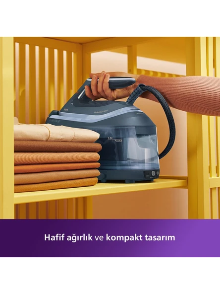 Philips 6000 Serisi Perfectcare Buhar Kazanlı Ütü, Güçlü Buhar, 1,8 L Çıkarılabilir Su Haznesi, Sıfır Yanık Riski, SteamGlide, PSG6042/20 - 5