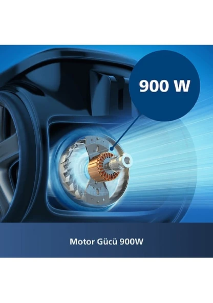 Philips Marathon Daily XB7151/07 900 W Toz Torbasız Süpürge - 5