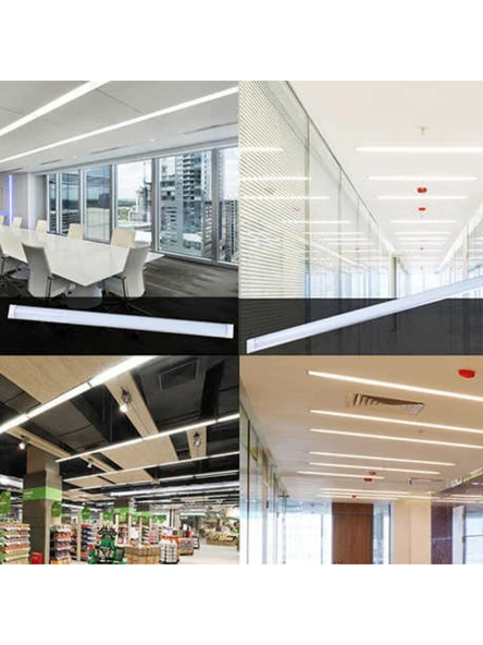 120cm 40W LED Yatay Aydınlatma Armatürü Ofis, Mağaza ve Ev İçin Yüksek Işık Verimi, Şık Tasarım - 4