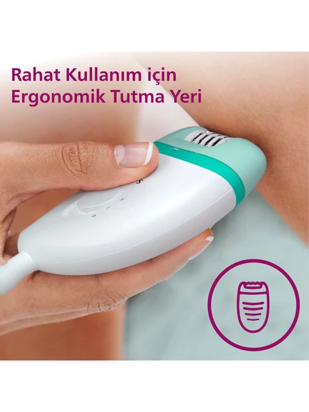 Philips BRE245/05 Satinelle Essential Kablolu Kompakt Epilatör - 5