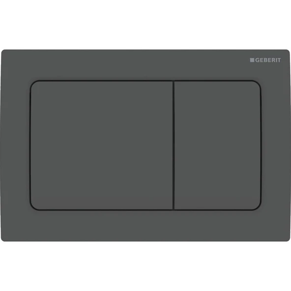 Geberit Alpha30 Kumanda Paneli Mat Siyah 115.055.14.1