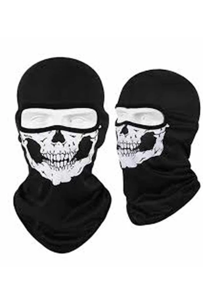 balaklava iskelet desenli maske