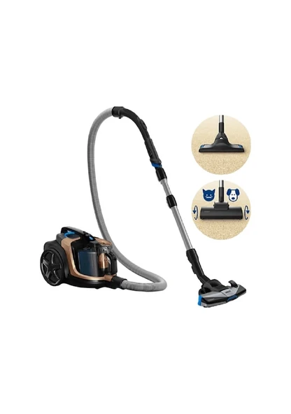 Philips Marathon Daily XB7151/07 900 W Toz Torbasız Süpürge - 3