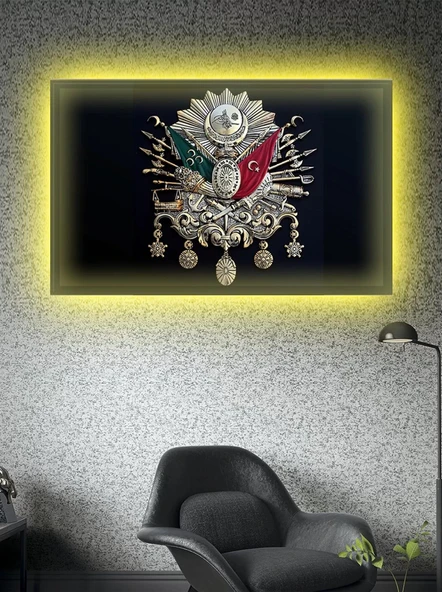 Led Işıklı Osmanlı Amblemi (tuğra)