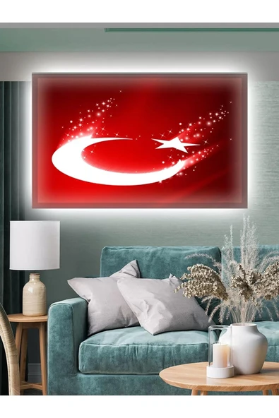 Led Işıklı Türk Bayrağı (en Güzel Bayrak)