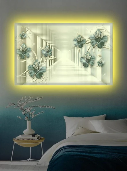 Led Işıklı 3d Dekoratif Hediyelik Tablo