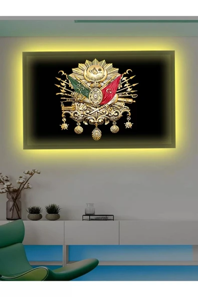 Led Işıklı Osmanlı Amblemi