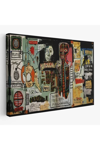 Jean Michel Basquiat Notary Kanvas Tablo-5002