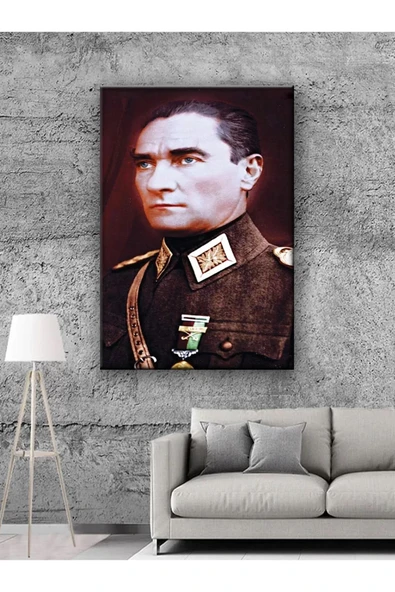 Led Işıklı Atatürk Kanvas Tabloları - 2