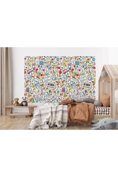 Müzik Sütüdyosu Poster Duvar Kağıdı-5701