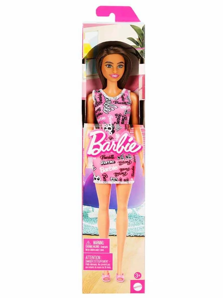 Barbie Şık Pembe Barbie Elbiseli