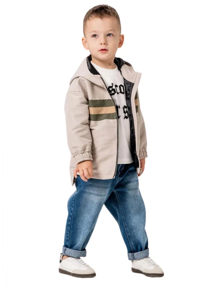 JEANS PANTOLONLU CEKETLİ 3'LÜ ERKEK TAKIM