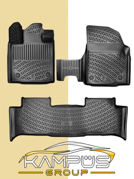 Togg T10X 2023 Sonrası Havuzlu Havuzlu Paspas