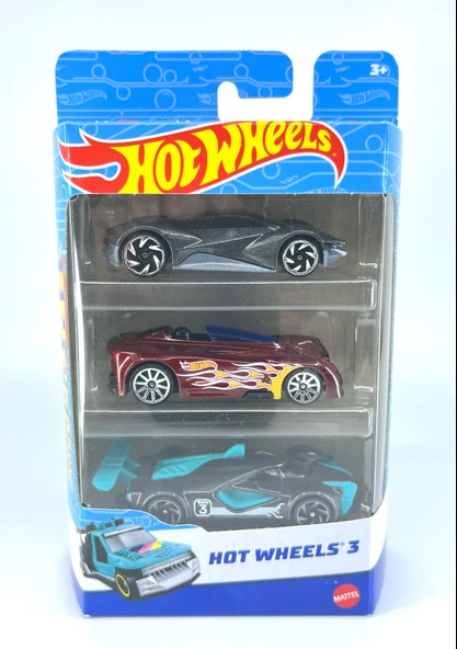 Hot Wheels 3'lü Araba Seti - Set 5