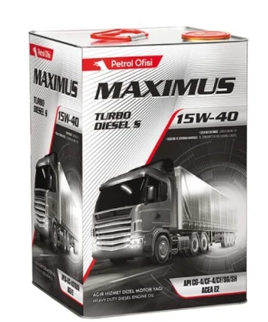 Petrol Ofisi Maximus Turbo Dizel S 15w-40 15 Kg(2024 üretim)