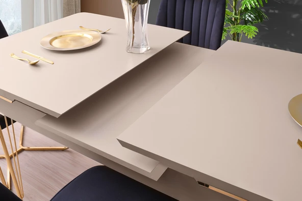 KARİZMA MDF YEMEK MASASI+ 6 SANDALYE - Resim 3