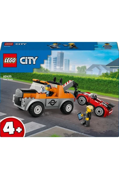 ® City Çekici Kamyon ve Spor Araba Tamiri 60435 - 4+ Yaratıcı Oyuncak Yapım Seti (101 Parça) - 3