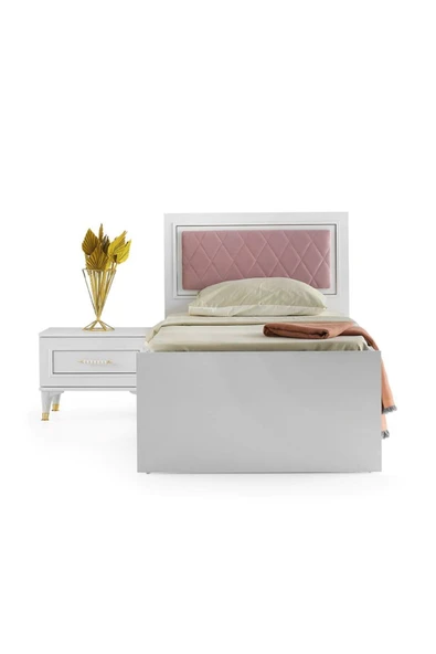 beenal Star Yavrulu Karyola Parlak Beyaz 90*190