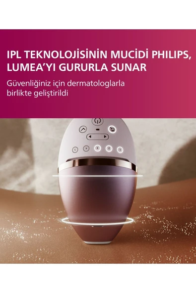 Philips BRI950/00 Lumea Lazer Epilasyon IPL Tüy Alma Cihazı,ÇantaHEDİYELİ,Kablolu/Kablosuz Kullanım - 8