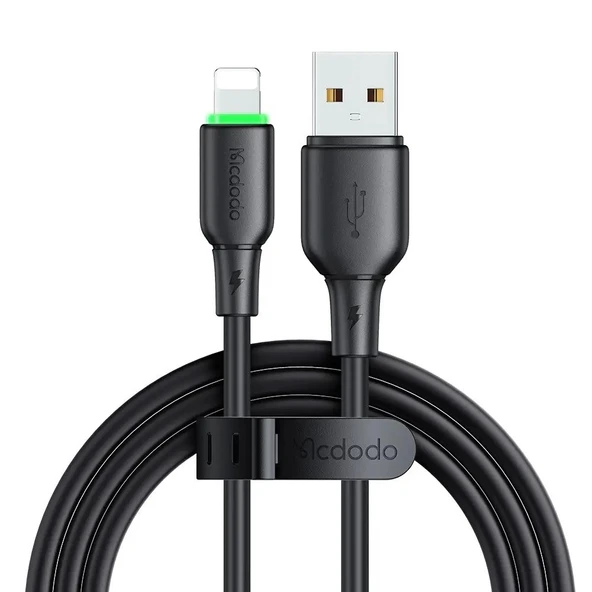 Mcdodo CA-4741 12W Usb iPhone Şarj Data Kablo 120cm Siyah