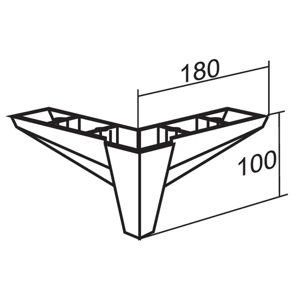 Mobilya Kanepe Sehpa TV Ünitesi Koltuk Ayağı 10 cm Beyaz Baza Ayak 4 Adet - Resim 7