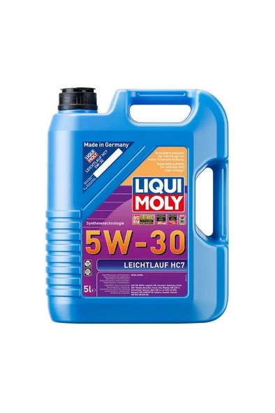 LIQUI MOLY 5W30 Motor Yağı Leichtlauf HC7 5 Litre