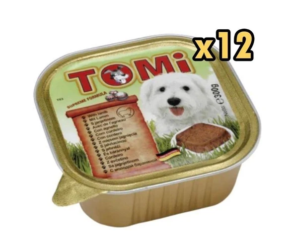 Tomi Pate Yaban Hayvanlı Yetişkin Köpek Konservesi 300gr x 12 Adet