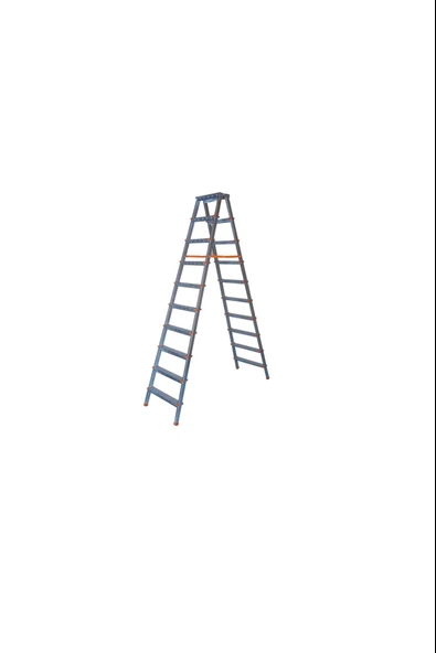 ASVERA 10+10 Çift Çıkışlı Profil Merdiven – Güvenli, Dayanıklı, Ev & Bahçe Kullanımı İçin - Resim 2