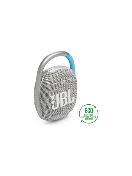JBL Clip4, Ekolojik Bluetooth Hoparlör, IP67, Beyaz - 5
