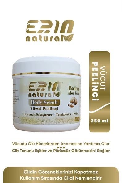 Erin Natural Arındırıcı Ve Nemlendirici Vücut Peelingi 250 ml