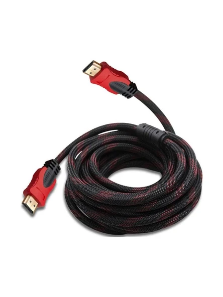 3 METRE ÖRGÜLÜ 1080P HDMI KABLO TV BİLGİSAYAR UYDU PROJEKSİYON FULL HD GÖRÜNTÜ SES AKTARMA KABLOSU