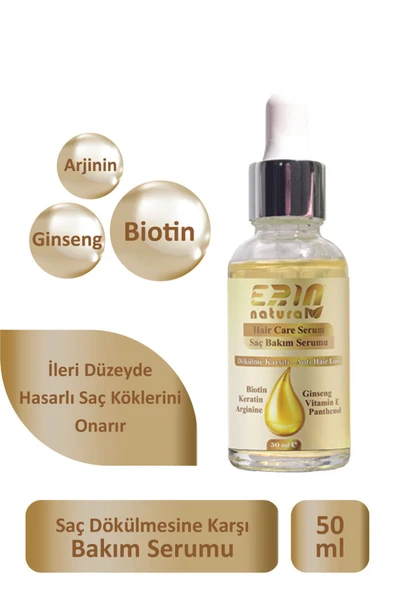 Erin Natural Dökülme Karşı Saç Bakım Serumu 50 ml