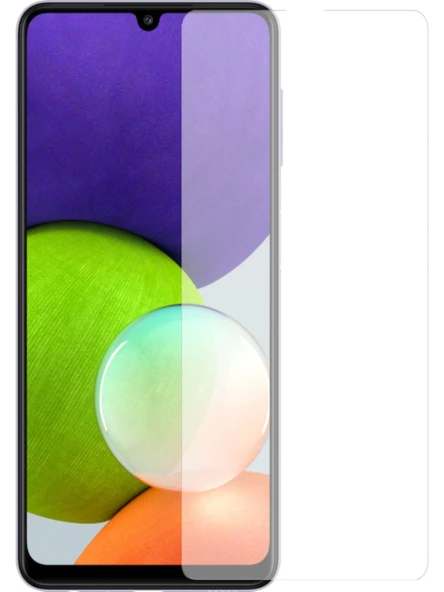 Logis Samsung Galaxy A22  Antistatik 5D Tam Kaplayan Ekran Koruyucu Cam - 1