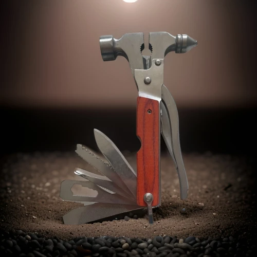 Ahşap Saplı Çekiç Başlı Çok Amaçlı Pense - Resim 2