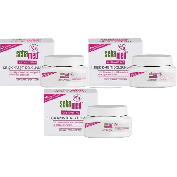 Sebamed Kırışık Karşıtı Dolgunlaştırıcı Antı-Ageıng Krem 50ML (3 Lü Set) ürün görseli