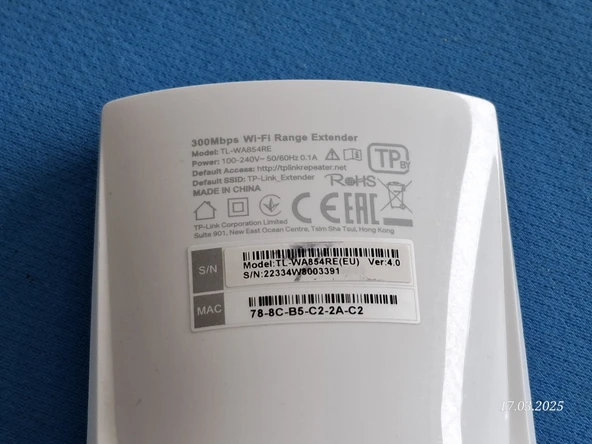 Tp-Link TL-WA854RE 300 Mbps Wifi Range Extender-Menzil Genişleti - 3