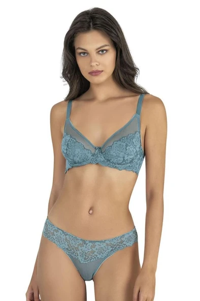 Fabony Bayan Dantelli Bralet Sütyen Külot Takımı 4170 - 1