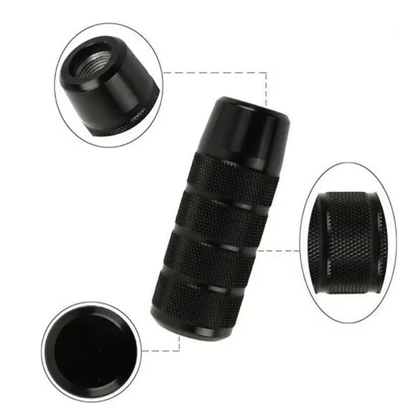 Siyah Baklalı Vites Topuzu Metal-Spor Araçlar İçin 9.5cm Renkli Şık Tasarım - 3