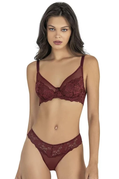 Fabony Bayan Dantelli Bralet Sütyen Külot Takımı 4170 - 3