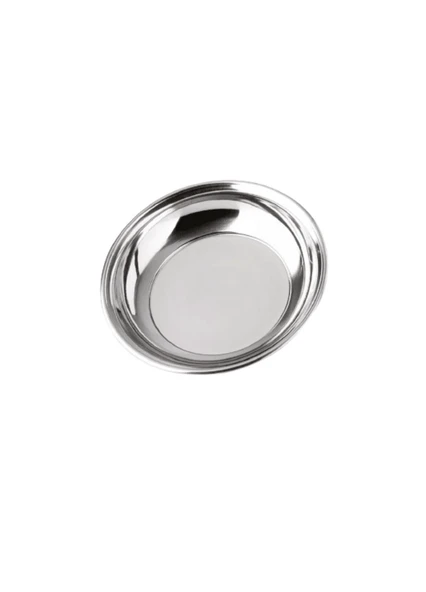 Çelik Yemek Tabağı 15,5 cm Paslanmaz Çelik Tabak - 2