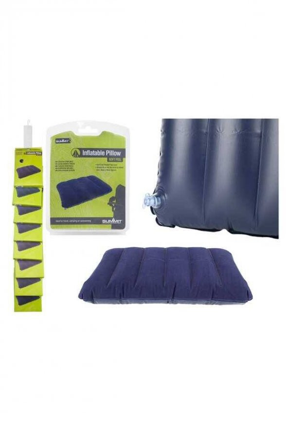 Summit Şişme Yastık - Inflatable Pillow Blue