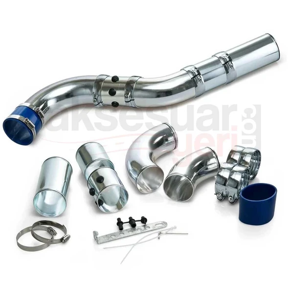 Profesyonel Hava Filtre Uzatma Krom Boru Seti Metal Ürün 7.6cm - 4