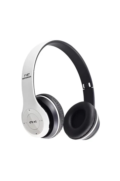 P47 Wireless Kulaklık, P47 Wireless Headphone Radyolu Versiyon, P47 Kulaklık, P47 Bluetooth Kulaklık - 2