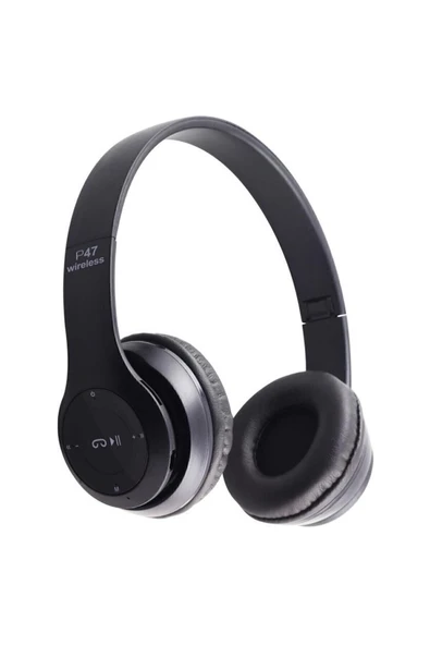 P47 Wireless Kulaklık P47 Wireless Headphone Radyolu Versiyon P47 Kulaklık P47 Bluetooth - 3